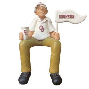 Limited Edition D. Manning Oklahoma University Sooners Shelf Sitters Figurine